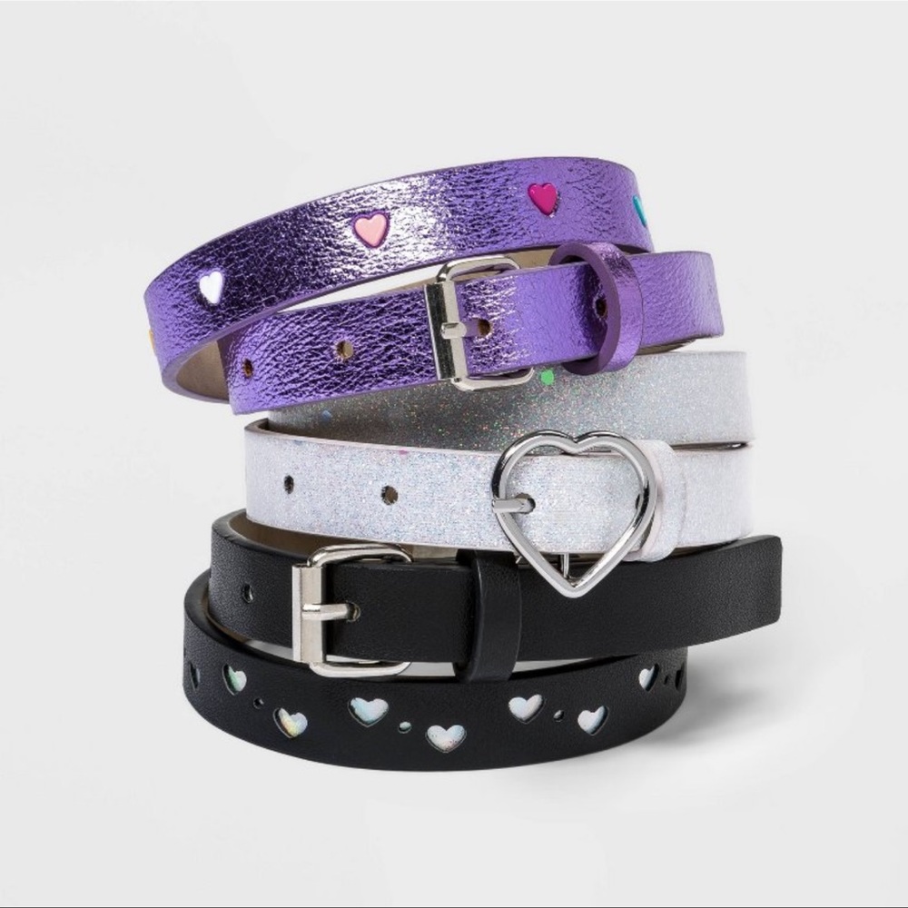 Cat & Jack Girls Medium Belt Set
